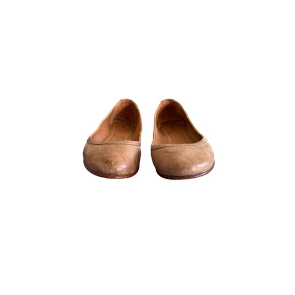 FRYE Carson leather ballet flats tan size 9.5 M - Picture 9 of 9